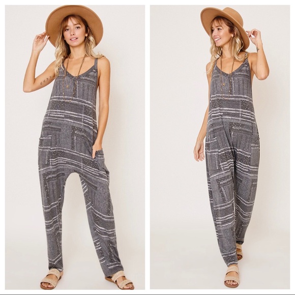 ✨LAST ONES✨Stylish Print Harem Jumpsuit - Picture 5 of 6